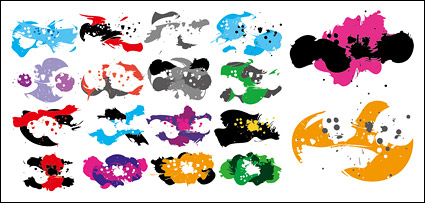 Fashion ink element vector material-1