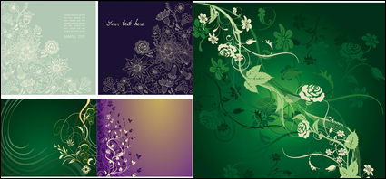 {Gorgeous, elegant, mysterious patterns} vector material