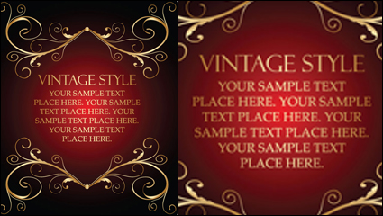 European gorgeous border 04-- vector material