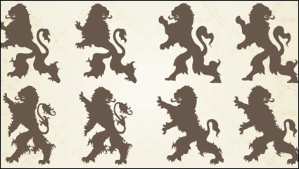 European gorgeous retro pattern 03 - vector