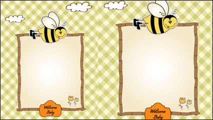 Cartoon animals stationery 02 - vector