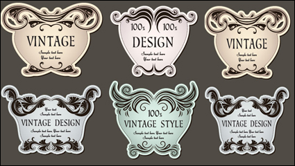 The classic pattern stickers - 01