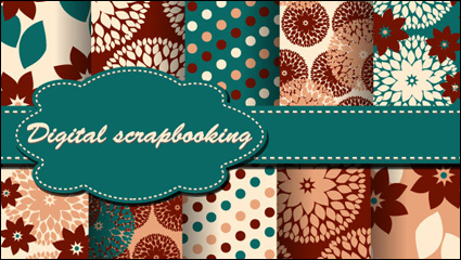 Beautiful wove background vector material -5