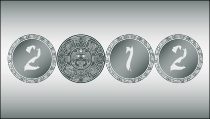 Mayan patterns 01 - vector material