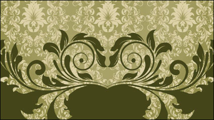 European pattern background 04 - vector material