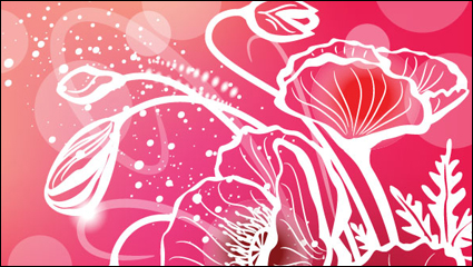 The brilliant pattern background 06 - vector material