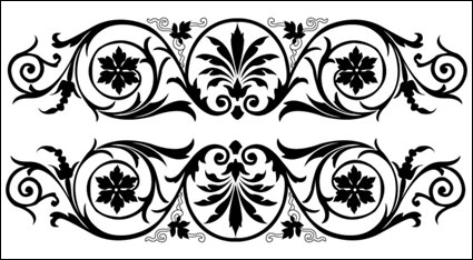 European-style lace Vector -3